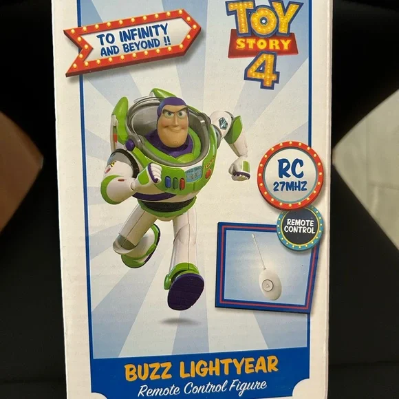 DISNEY TOY STORY 4 BUZZ LIGHTYEAR REMOTE CONTROL FIGURE ( New ) - Picture 4 of 5